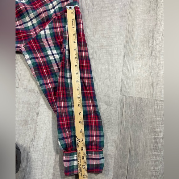 Vintage Disney Winnie The Pooh Pajama 1/4 Button Shirt Womens One Size Check - Picture 8 of 9